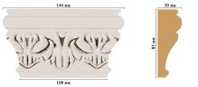 Капитель DECOMASTER D202-60 (144*85*30мм)