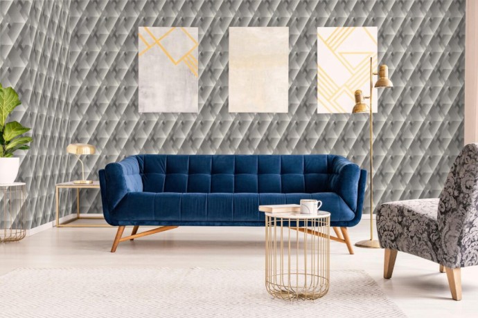 WL 2603 Обои Grandeco (Wanderlust) (1*12) 10,05х0,53  винил на флизелине