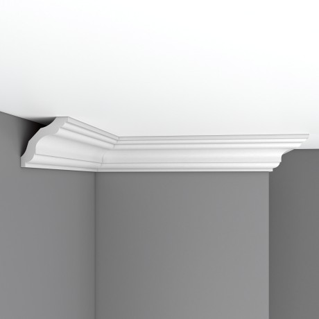 Плинтус потолочный гладкий DECOMASTER 96259 (75*75*2400мм)